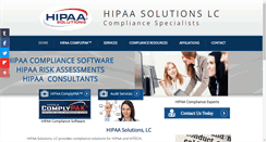 Desktop Screenshot of hipaasolutions.org